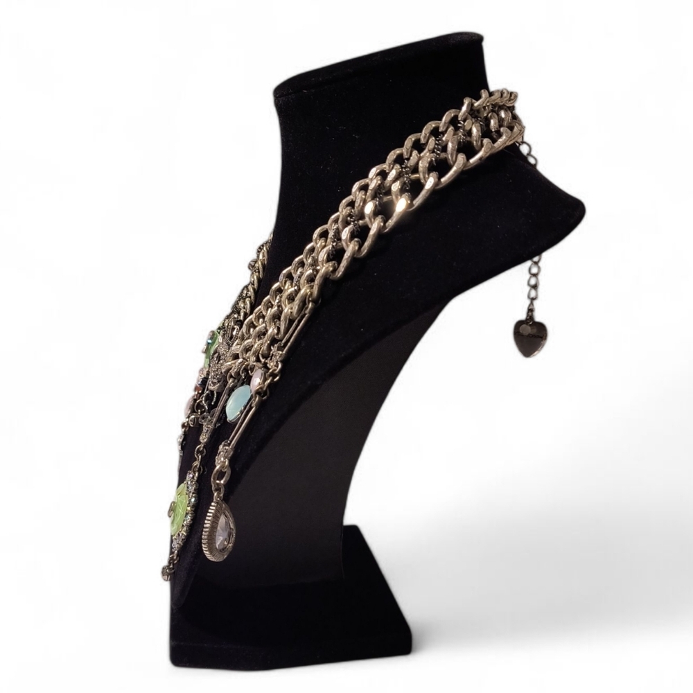 Betsey Johnson Royal Skull Statement Necklace - Picture 3 of 7